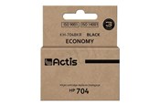 Printertilbehør blekk/toner - Actis standard KH-704BKR - black - remanufactured - ink cartridge (alternative for: HP 704 HP CN692AE) - KH-704BKR
