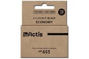 Printertilbehør blekk/toner - Actis standard KH-655BKR - black - refurbished - ink cartridge (alternative for: HP 655) - KH-655BKR
