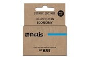 Printertilbehør blekk/toner - Actis standard KH-655CR - cyan - refurbished - ink cartridge (alternative for: HP 655) - KH-655CR