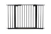 Babyutstyr - BabyDan Premier sikkerhetsgrind med 6 forlengere, svart, 112-119,3 cm - 60116-2696-01
