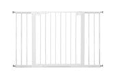 Babyutstyr - BabyDan Premier sikkerhetsgrind med 6 forlengere, hvit, 112-119,3 cm - 60114-2496-01