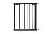Babyutstyr - BabyDan SlimFit Sikkerhetsgrind, sort, 60,5-66,5 cm, 60,5-66,5 cm - 501268