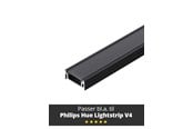 Smarthus - Light Solutions Aluminiumsprofil - Model S til Philips Hue og WiZ - Sort - 5714255008067