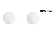 Beslag & Hengsler  - Home>it wooden knob Ø25 mm white oak 2 pcs - 12807
