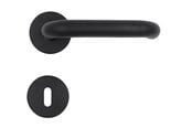 Beslag & Hengsler  - Home>it Door Handle With U-handle 19 mm Matt Black - 13332