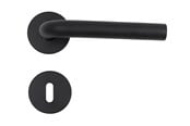 Beslag & Hengsler  - Home>it Door Handle With L-handle 19 mm  Matte Black - 13334
