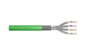 Nettverkskabel - DIGITUS Professional bulk cable - 100 m - green - Grønn - 100m - DK-1843-VH-1