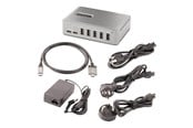 USB-hub - StarTech.com 10G8A2CS-USB-C-HUB USB-hub - 10 porter - Grå - 10G8A2CS-USB-C-HUB