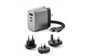 Mobil - Adaptere og ladere - ALOGIC 3 Port 67W Rapid Power Multi-Country GaN Charger - WCM3X67-SGR