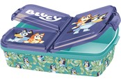 Skoleutstyr - Euromic BLUEY multi compartment sandwich box 18 x 13 cm - 088808735-50620