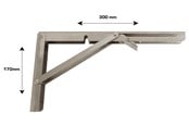 Beslag & Hengsler  - Home>it Foldable Shelf Bracket 300 x 170 mm - 16940