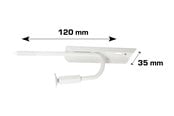 Verktøy - Home>it Window Sill Bracket with Wall Bracket 120 mm - 16978