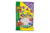 Kreative leker - SES Creative Fuse Beads - White 1000pcs. - 00700