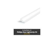 Smarthus - Light Solutions Aluminiumsprofil - Model C til Philips Hue og WiZ - Hvid - 5714255008081
