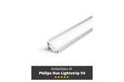Smarthus - Light Solutions Aluminiumsprofil - Model C til Philips Hue og WiZ - Alu - 5714255008104