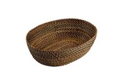 Kjøkkentilbehør - Pillivuyt Bread basket oval 29.5 x 23 cm Light/Dark brown Nito wicker - 21389