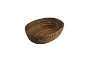 Kjøkkentilbehør - Pillivuyt Bread basket oval 20 x 15 cm Light/Dark brown Nito wicker - 21391