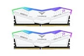 RAM - Team Group T-Force DELTAα RGB DDR5-6000 - 32GB - CL38 - Dual Channel (2 pcs) - AMD EXPO & Intel XMP - Hvit med RGB - FF4D532G6000HC38ADC01