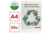 Lommer, Omslag & Registre - Esselte 100% resirkulert omslag A4 - 628213