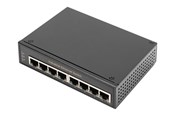 Switch/splitter - DIGITUS DN-651108 - switch - industrial gigabit - 8 ports - unmanaged - DN-651108