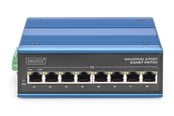 Switch/splitter - DIGITUS 8-Port Gigabit Ethernet Industrial Network PoE Switch - DN-651121