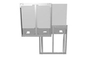 Veggmontering, AV-braketter & AV-møbler - InFocus - mounting component - Raise and Lower - for LCD display / touchscreen - Max 70 kg - recommended for - INA-MNTBB70