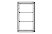 Veggmontering, AV-braketter & AV-møbler - Multibrackets M Pro - mounting kit - black - Max 160 kg - recommended for 75" - 7350105215339