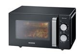 Mikrobølgeovn - SEVERIN MW 7762 - microwave oven with grill - freestanding - black/stainless steel - 7762000