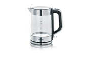 Vannkoker - SEVERIN Vannkoker WK 3420 - glass/brushed stainless steel/black - Glass/brushed stainless steel/black - 2200 W - WK3420