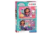 Puslespill - Clementoni Puzzle Gabby's Dollhouse 2x20st. Gulv - 24802