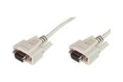 Parallell/seriell kabel - DIGITUS D-Sub9/F - D-Sub9/F Serial Cable - 3m - AK-610106-030-E