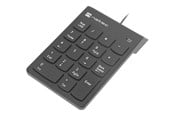 Tastatur - Natec Goby 2 - keypad - black - Numpad - Svart - NKL-2022