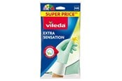 Rengjøring - Vileda Extra Sensation Gloves "M" - 167394
