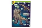 Barnerom - SES Creative Mega Glowing T-Rex World Wall Stickers - 25129