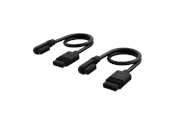 Kabinett-tilbehør - Corsair iCUE LINK Slim Cable 200mm x2 (straight / slim 90° connectors) - CL-9011123-WW