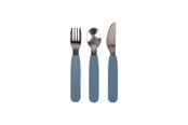 Babyutstyr - Filibabba Silicone cutlery set - Powder Blue - FI-02289
