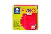 Hobbyartikler - Staedtler Mod. clay FIMO kids red glitter - 8030-212