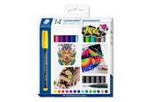 Skrive- & Tegneverktøy - Staedtler Universal pen Lumocolor F per 14pcs - 318 C14