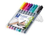 Skrive- & Tegneverktøy - Staedtler Universal pen Lumo M perm 8pcs Box - 317 WP8-2