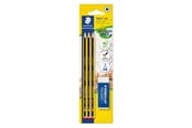 Skrive- & Tegneverktøy - Staedtler Pencil Noris + eraser bc 100% PEFC - 120 R BK3D