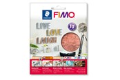 Hobbyartikler - Staedtler Accessory FIMO Leaf metal copper 10 - 8781-26