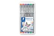 Skrive- & Tegneverktøy - Staedtler Fineliner pigment lin. 0.3mm 6 col. - 30803-SSB6