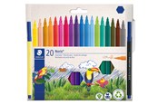 Skrive- & Tegneverktøy - Staedtler Fibre-tip pens Noris 20pcs wallet - 326 C20