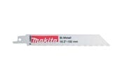 Bajonettsag - Makita saber saw blade - for metal aluminium stainless steel wood with nails steel pipes cast iron profiles mild steel alloys - 5 pieces - P-04880