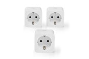 Smarthus - Nedis SmartLife Smart Plug 3-pakning - WIFIP121FWT3