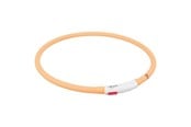 Hund - Trixie USB Flash Light Ring XS–XL: 70 cm/ø 10 mm. Orange - TX12646