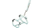 Hund - Trixie Junior Puppy H-Harness with Lead M-L: 27-45cm/10mm 2m. mint - TX15355