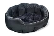 Hund - Dogman Bed Buddy Oval Black XL 90x70x26cm - 805762