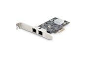 Nettverksadapter - StarTech.com 2-Port 2.5Gbps NBASE-T PCIe Network Card Intel I225-V Dual-Port Computer Network Card Multi-Gigabit NIC PCI Express Server LAN Card Desktop Ethernet Interface - PR22GI-NETWORK-CARD