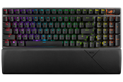 Tastatur - ASUS ROG Strix Scope II 96 Trådløst - Gamingtastatur - Nordisk - Svart - 90MP037A-BKNA01
